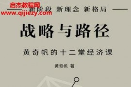 黃奇帆著戰略與路徑電子書pdfmobiepub格式百度網盤下載學習