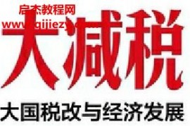 李煒光臧建文著大減稅大國稅改與經濟發展電子書pdfmobiepub格式百度網盤下載學習