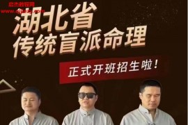 湖北省侯師傅盲派串宮壓運視頻課程38集百度網盤下載學習