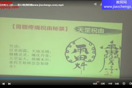 魯東古中醫祝由十三科系列視頻課程25集百度網盤下載學習