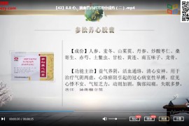 臨床中成藥的應用視頻課程71集全百度云網盤下載學習