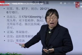 謝連娣六經辨證治療高血壓初探視頻課程6集百度網盤下載學習