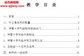 神霄雷法十字天經秘傳道法含水法洞玄玉樞雷霆大法文字資料百度網盤下載學習